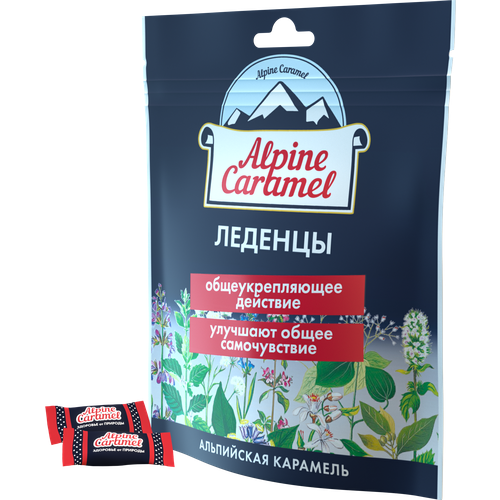 Alpine Caramel Альпийская Карамель леденцы, 75 г фото