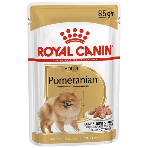 Royal Canin Pomeranian Adult влажный корм для собак породы померанский шпиц в возрасте от 8 месяцев в паучах - 85 г x 12 шт фото