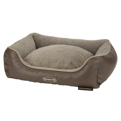 Лежак для собак и кошек Scruffs Chateau Box Bed 90х70х22 см 90 см 70 см коричневый 22 см фото