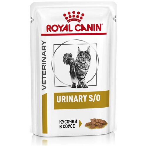 корм для кошек Royal Canin Urinary S/O, для лечения МКБ, с курицей 85 г (паштет) фото