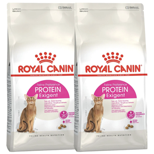 Сухой корм для привередливых кошек Royal Canin Protein Exigent, профилактика избыточного веса, профилактика МКБ 2 шт. х 10000 г фото