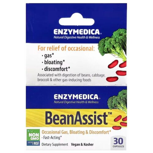 Enzymedica, BeanAssist ™, 30 капсул фото