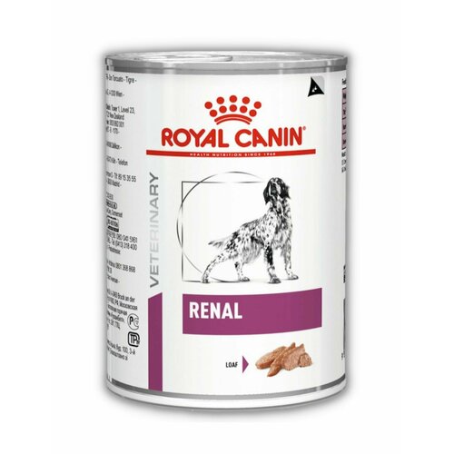 Консервы для собак Royal Canin Renal при хронической почечной недостаточности, 12 банок по 410 г фото