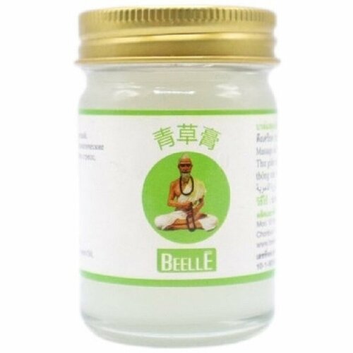 Бальзам тайский белый Beelle Mho Shee Woke White Balm 50g / Бальзам для мышц и суставов фото