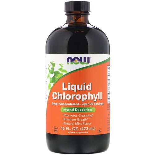 NOW Liquid Chlorophyll 473 мл. фото