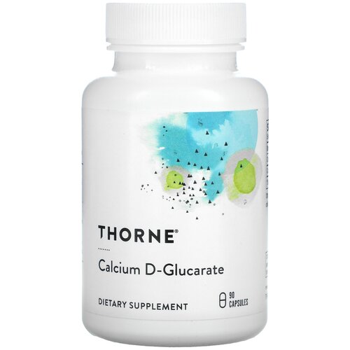 Thorne Research, Calcium D-Glucarate, 90 Capsules фото