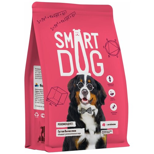 Сухой корм для собак Smart Dog ягненок 1 уп. х 1 шт. х 12000 г фото