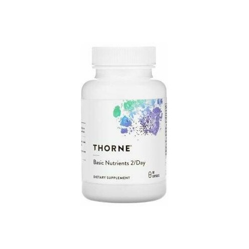 Thorne Research Basic Nutrients 2/Day (базовые питательные вещества для приема 2 капсул в день) 60 капсул фото