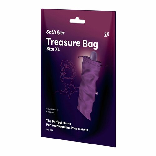 Фиолетовый мешочек для хранения игрушек Treasure Bag XL фото