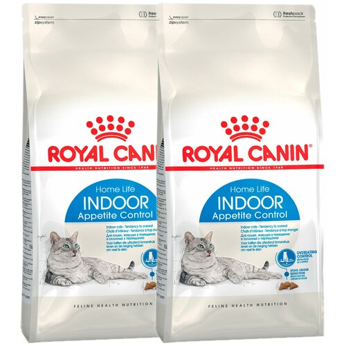 ROYAL CANIN INDOOR APPETITE CONTROL диетический для взрослых кошек живущих дома (2 + 2 кг) фото