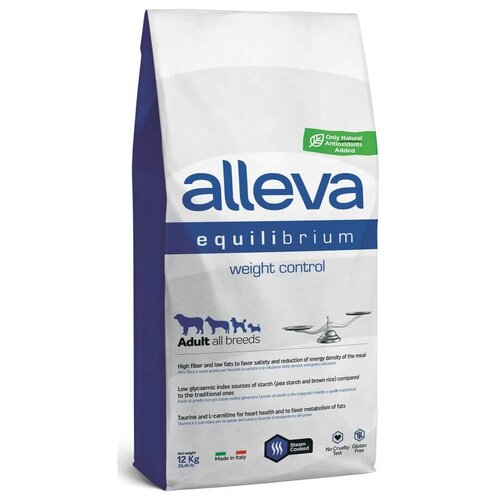 Сухой корм Alleva Equilibrium Weight Control Adult All breeds, для взрослых собак всех пород, для контроля веса, 12 кг фото