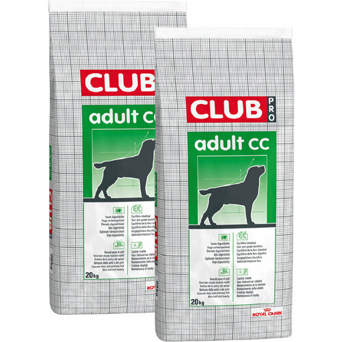 ROYAL CANIN CLUB ADULT CC для взрослых собак всех пород 20 + 20 кг фото