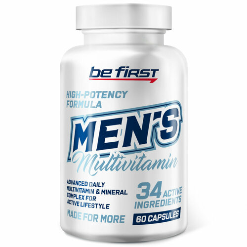 Мужские мультивитамины Be First Men`s Multivitamin 60 капсул (07233) фото