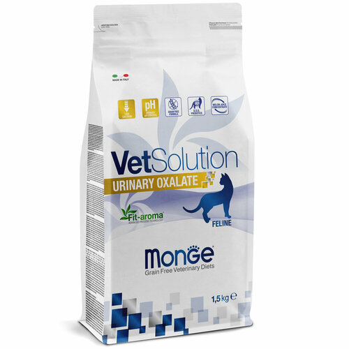 Сухой корм для кошек VetSolution Cat Urinary Oxalate сухой корм для кошек диета Уринари Оксалат 1,5кг фото