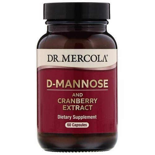 Капсулы Dr. Mercola D-Mannose and Cranberry Extract, 60 шт. фото