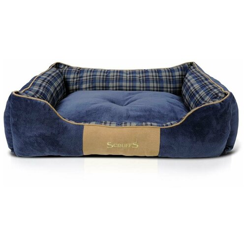 Лежак для собак и кошек Scruffs Highland Box Bed 50х40х13 см 50 см 40 см blue 13 см фото