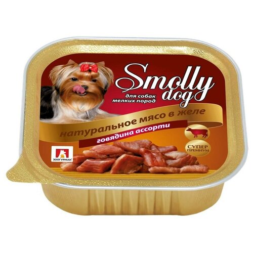 Влажный корм для собак Зоогурман Smolly Dog, , говядина 1 уп. х 1 шт. х 100 г фото