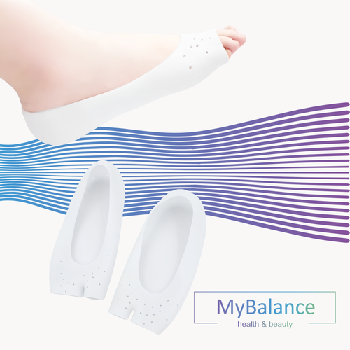 Носочки от трещин и мозолей MyBalance силиконовые фото