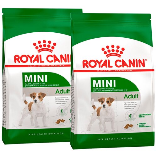 ROYAL CANIN MINI ADULT для взрослых собак маленьких пород (4 + 4 кг) фото