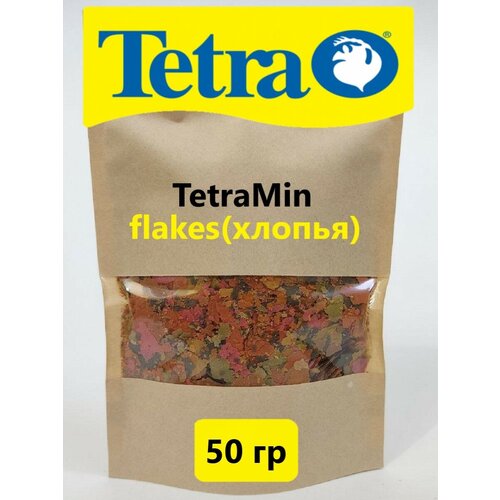 Корм для рыб Tetra TetraMin XL Flakes, 50 гр, хлопья, для всех видов пресноводных декоративных рыб фото