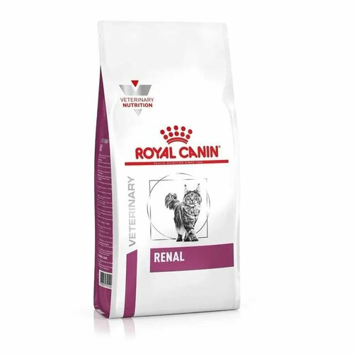 Сухой корм для кошек Royal Canin Renal Feline при хронической почечной недостаточности, диетический, субпродукты, 350 г фото