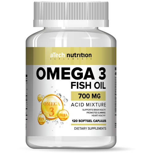 фото Omega 3 мягк. капс., 0.7 г, 120 шт., купить за 476 руб онлайн