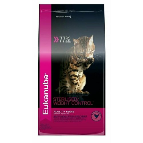 EUKANUBA ADULT STERILISED WEIGHT CONTROL 1,5кг сухой корм для взрослых кошек с избыточным весом и стерилизованных 3шт фото