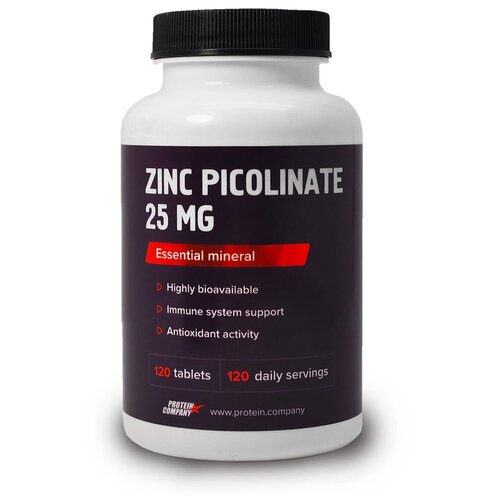 фото Zinc Picolinate Цинка пиколинат, 250 мл, 100 г, 120 шт., купить за 781 руб онлайн