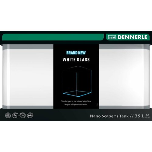 Dennerle Nano Scapers Tank White Glass 40×32×38 см, 35 л фото