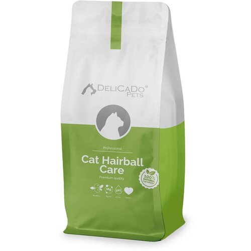 Сухой корм для активных стерилизованных кошек D-CaDo Cat Hairball Care с птицей и белой рыбой 10кг фото