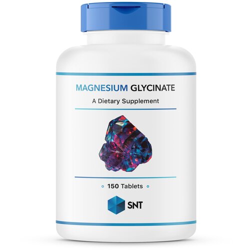 Глицинат Магния SNT Magnesium Glycinate 200 mg - 150 Tablets фото