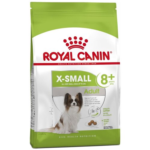 Сухой корм Royal Canin X-Small Adult для собак  очень мелких размеров старше 8 лет 1 уп. х 1 шт. х 500 г фото