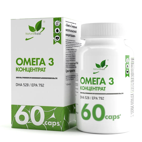 Капсулы NaturalSupp Omega 3 Concentrate 60%, 144 г, 60 шт. фото