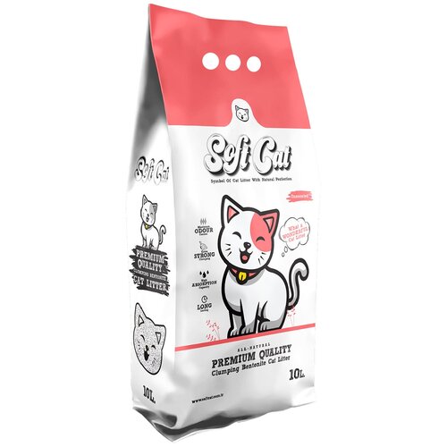 ​​​​​​Наполнитель для кошек Soft Cat, комкующийся без запаха 10 л фото