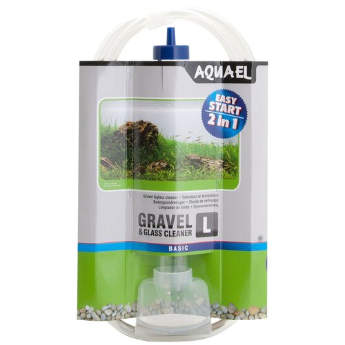 Очиститель грунта AQUAEL GRAVEL & GLASS CLEANER L фото