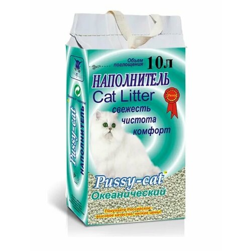 Pussy-cat Наполнитель Минеральный Океанический 5.2кг, 10л фото