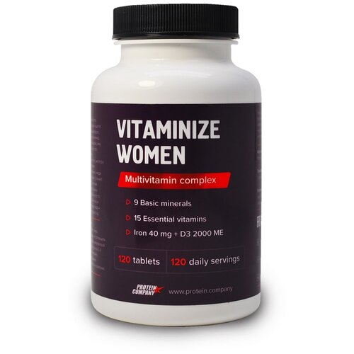 Vitaminize Women Мультивитамины женские, 250 мл, 150 г, 120 шт. фото