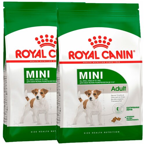 ROYAL CANIN MINI ADULT для взрослых собак маленьких пород (2 + 2 кг) фото