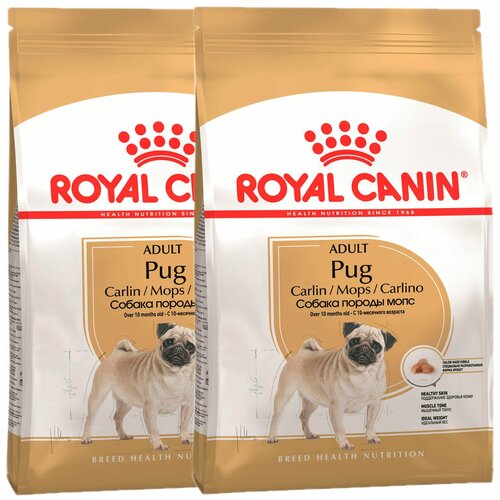 ROYAL CANIN PUG ADULT для взрослых собак мопс (7,5 + 7,5 кг) фото