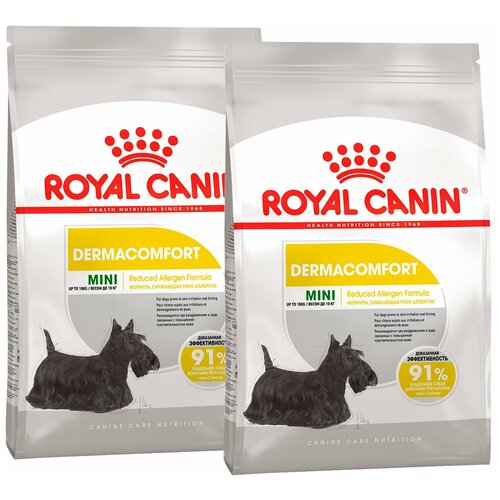 ROYAL CANIN MINI DERMACOMFORT для взрослых собак маленьких пород при аллергии (1 + 1 кг) фото