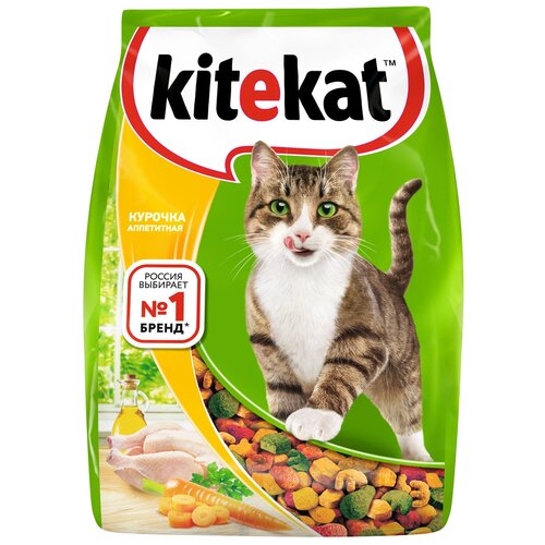 Сухой корм для кошек Kitekat с курицей 2 шт. х 800 г фото