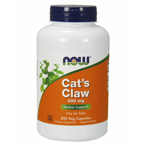 Cat's Claw 500 mg NOW (250 вег кап) фото