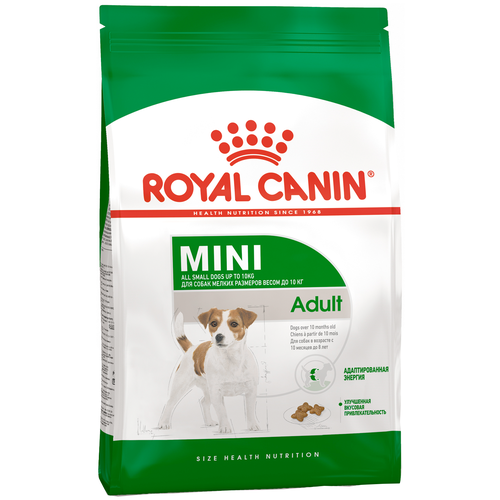 Сухой корм Royal Canin Mini Adult для собак  мелких размеров от 10 месяцев до 8 лет 1 уп. х 1 шт. х 15000 г фото