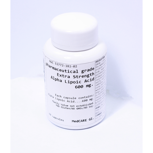 Alpha Lipoic Acid MedCARE Gl. Extra Strength 600 мг 60 капсул фото