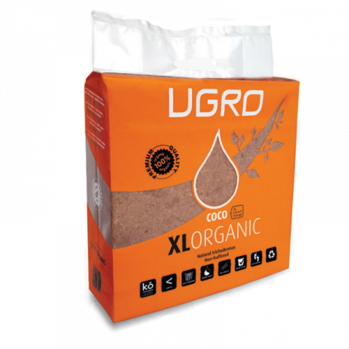 Кокосовый субстрат UGro XL Organic 70л, прессованный органический кокосовый субстрат фото