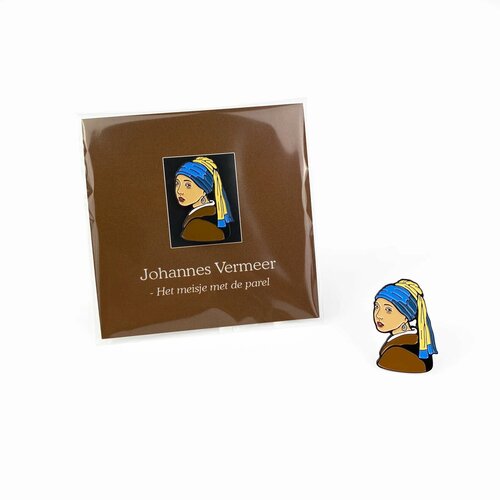 Значок металлический / Little Pins / Johannes Vermeer / Картины / Искусство фото