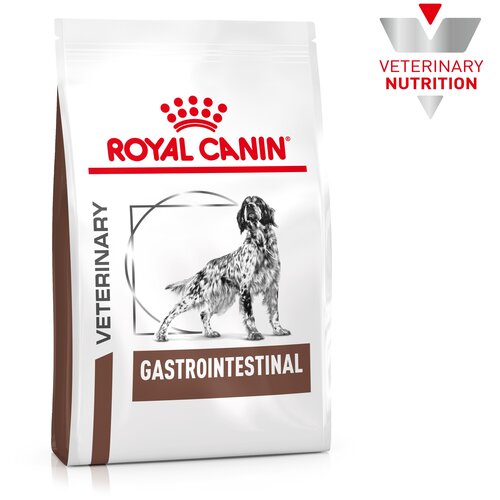 Сухой корм для взрослых собак Royal Canin Gastro Intestinal, при расстройствах пищеварения 1 уп. х 2 шт. х 2000 г (для крупных пород) фото