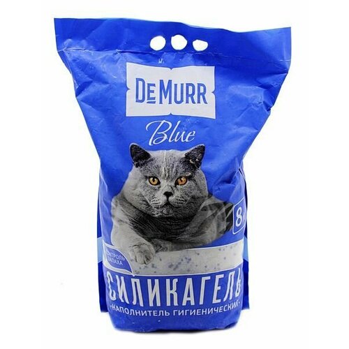 Силикагелевый наполнитель для кошек DeMurr Blue 8л фото