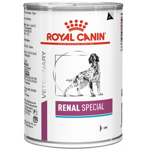 Влажный корм для собак Royal Canin Renal Special, при заболеваниях почек 1 уп. х 1 шт. х 410 г фото