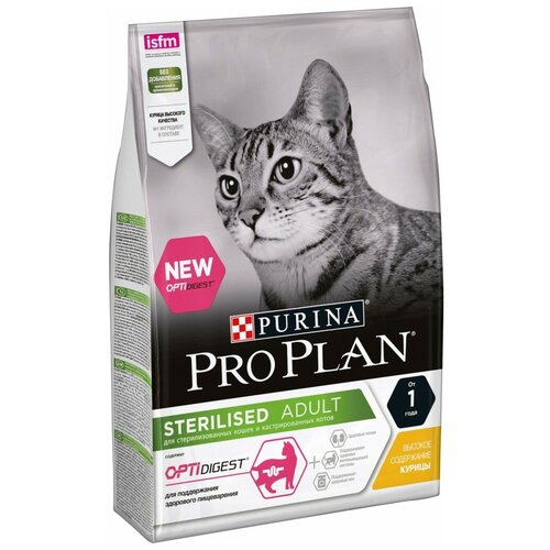 PURINA PRO PLAN PURINA PRO PLAN Sterilised для стерилизованных кошек с курицей (3 кг) фото